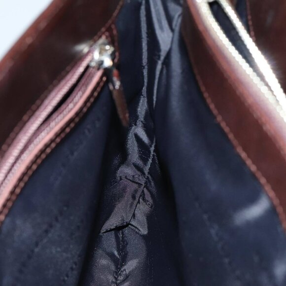 BURBERRY Nova Check Hand Bag Canvas Beige Auth ep4500 - Picture 13 of 16